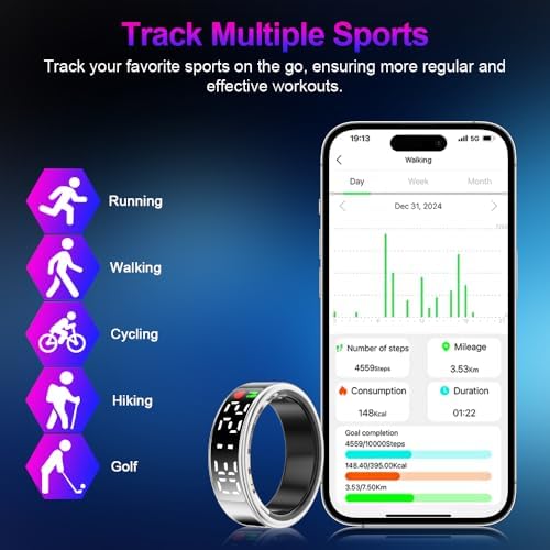 Smart Ring for Sleep, Activity & Health Tracking